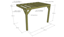 Load image into Gallery viewer, Timbakit Chunky Lean to Box Pergola Kit
