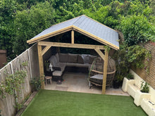 Load image into Gallery viewer, Wooden Gazebo Kit 3.6m x 3.6m
