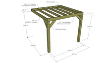 Load image into Gallery viewer, Timbakit Chunky Lean to Box Pergola Kit
