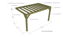 Load image into Gallery viewer, Timbakit Chunky Lean to Box Pergola Kit
