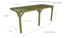 Load image into Gallery viewer, Timbakit Chunky Lean to Box Pergola Kit
