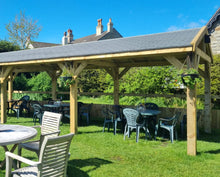 Load image into Gallery viewer, Wooden Gazebo Kit 5.4m x 3.6m
