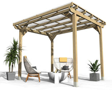 Load image into Gallery viewer, Wooden Pergola - 3m x 3m
