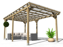 Load image into Gallery viewer, 6m x 3m - Wooden Pergola or Car Port Kit
