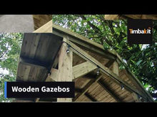 Load and play video in Gallery viewer, Wooden Gazebo Kit 2.4m x 2.4m
