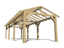 Load image into Gallery viewer, 9m x 3m Wooden Gazebo Kit
