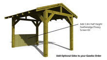 Load image into Gallery viewer, Privacy Side Kits for 3.6m x 2.4m Gazebos
