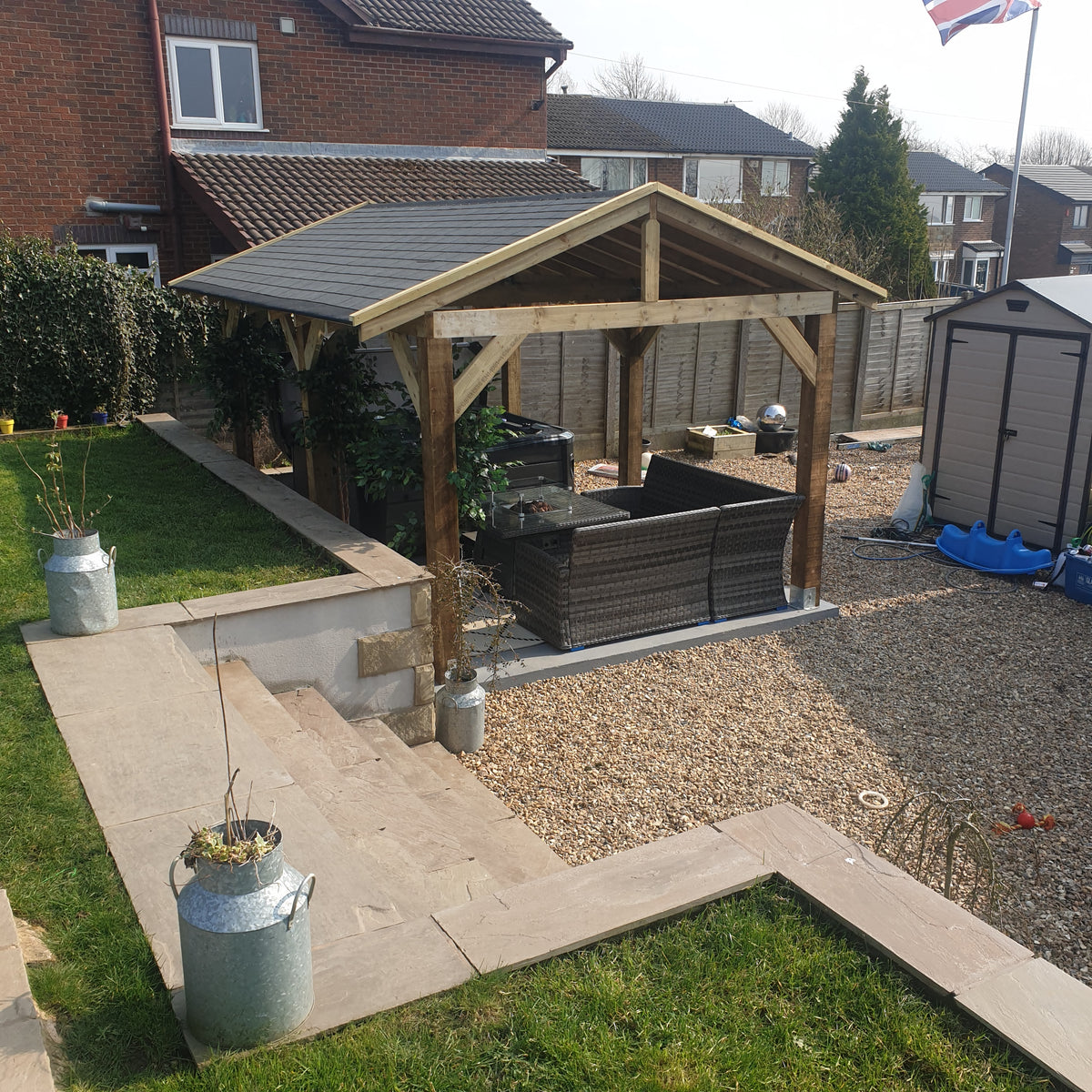 Wooden Gazebo Kit 4.8m x 3m – Timbakit Products