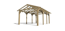 Load image into Gallery viewer, 6.3m x 3.6m Wooden Gazebo Tanalised Frame Only Kit
