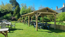 Load image into Gallery viewer, 9m x 3.6m Wooden Gazebo Kit
