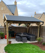 Load image into Gallery viewer, Wooden Gazebo Kit 3.6m x 3m
