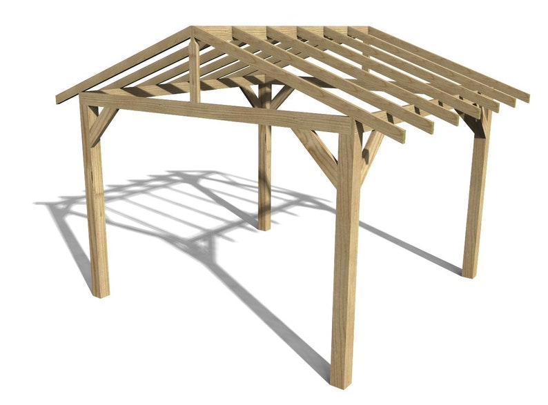 Wooden Gazebo Kit 3.6m x 3.6m